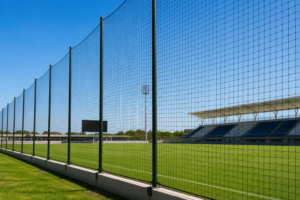 Stadium Barrier Netting 1 Stadium barrier netting used for protection of spectators
